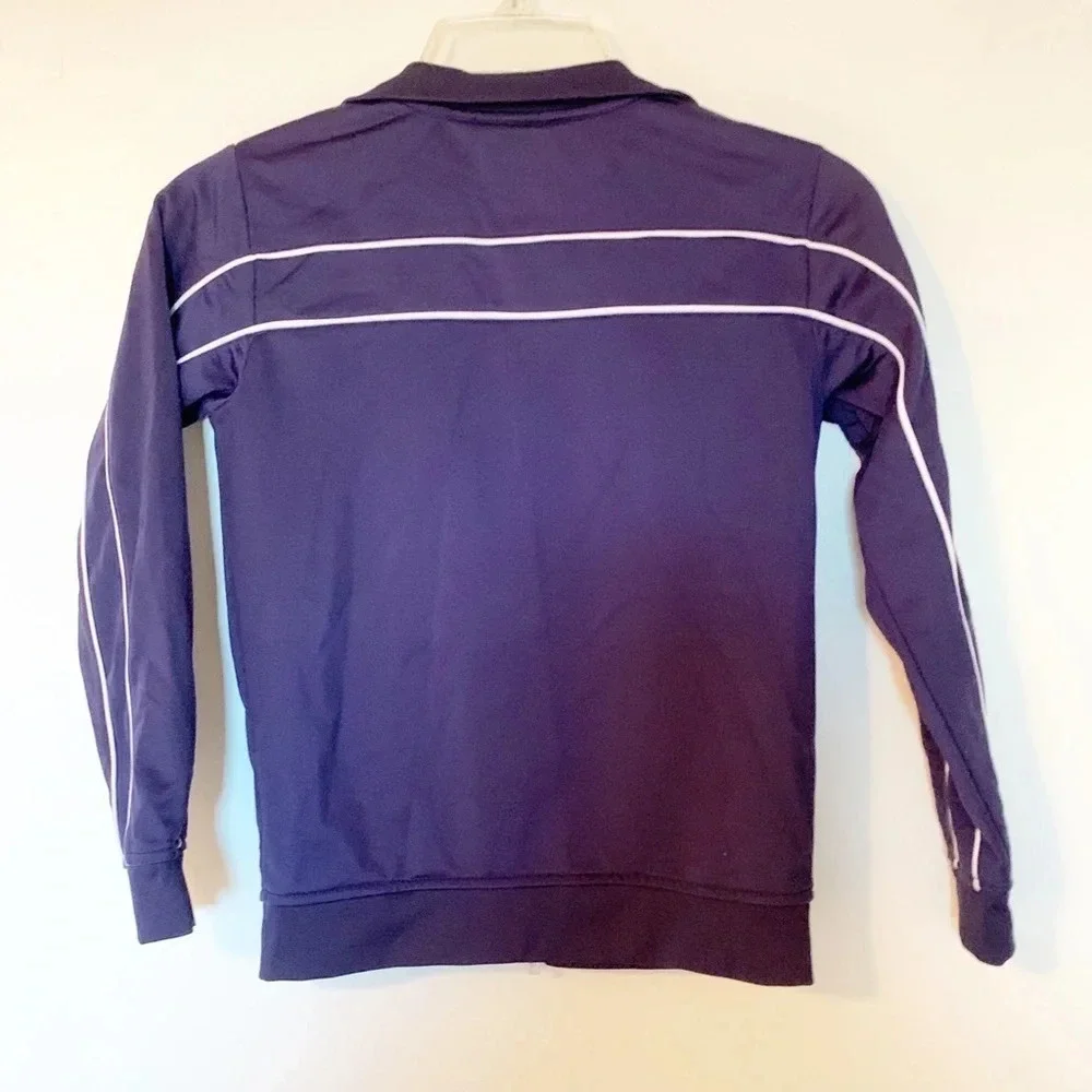 Puma Boys Size 7 Navy Track Jacket Full Zip Athletic Logo